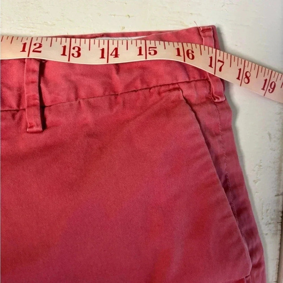 POLO Ralph Lauren Classic Fit Chino Shorts Size 34 FADED Pink Stretch Distressed - Picture 3 of 9